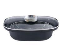 Gsw Cocotte Avec Panier Friture Et Couvercle - 40 X 25 Cm - Acier Carbone - Tous Feux Dont Induction