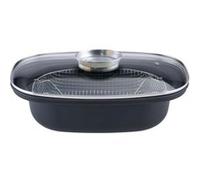 Cocotte arôme avec panier friture GSW 414593 Acier carbone 4 L 32 cm Tous feu dont G