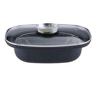 Gsw Cocotte Avec Panier Friture Et Couvercle - 40 X 25 Cm - Acier Carbone - Tous Feux Dont Induction