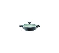 Cocotte Avec Couvercle Clever Alu Special Elegance - O 28 Cm - Noir Et Transparent