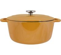 Cocotte avec couvercle - COSY & TRENDY - FONTESTIC - Fonte émaillée- Ø28 cm - 6,15 L - Tous feux dont induction - Ambre