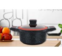 Cocotte avec couvercle en verre Herzberg : Normal / 20 cm