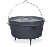 Barbecook Cocotte Acier 3L Noire, 25 cm