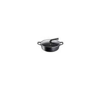 Cocotte basse Aroma 28 cm - Noir - Fonte d'aluminium