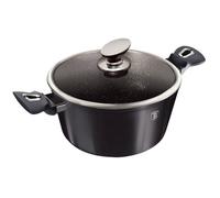 Cocotte - Berlinger Haus - Aluminium noir - 4 litres - 20 cm - Antiadhésif marbre