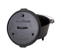 Cocotte Camp Chef Deluxe 10 - Cocotte en fonte avec couvercle et l?ve-couvercle pour la cuisine int?rieure et ext?rieure - 6 pintes