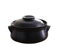 Cocotte Casserole poterie Pot à soupe riz cuit la vapeur poulet braisé et résistant chaleur(1L)