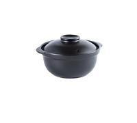 Cocotte Casserole poterie Pot à soupe riz cuit la vapeur poulet braisé et résistant chaleur Claypot gaz(Deep 0.9 L)