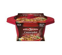 Cocotte Cassoulet à la Graisse d'Oie William Saurin - Plat Micro-Ondes 400g Savourez ce classique de la gastronomie française, préparé sans ménagement. - Le Lot De 3