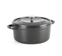 GreenPan Featherweights Faitout en Céramique Antiadhésive Saine, 28 cm/6 litres, Cocotte en Fonte avec Couvercle, Sans PFAS, Induction, Lavable au Lave-Vaisselle,Va au Four, Gris