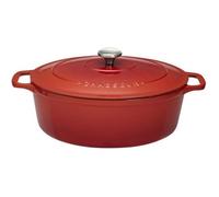 Cocotte - CHASSEUR - PUC473503 - Fonte émaillée - 35 cm - Rouge - 7.4 L