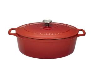 Cocotte - CHASSEUR - PUC473503 - Fonte émaillée - 35 cm - Rouge - 7.4 L