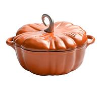 Cocotte Citrouille, Casserole Ceramique, Vaisselle Automne Pumpkin AntiadhéSive Convient Au Four, à La Plaque à Induction, Au Four à Micro-Ondes (Cornes de mouton)