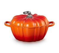 Cocotte Citrouille en fonte émaillée Ronde 24 cm Volcanique