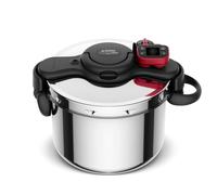 SEB Autocuiseur Clipso Now+ P4904950 – 9L Inox, Minuteur intelligent, Induction