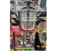 Cocotte + Couscoussier - Inox 4 L - Induction - Polyvalent - Entretien Facile