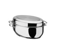 Cocotte Daubière Double Rôtissoire Inox Induction 38 x 25 cm GSW