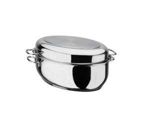 Cocotte Daubière Double Rôtissoire Inox Induction 38 x 25 GSW