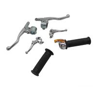 KIT POIGNEE-LEVIER CYCLO TARGA MINI METAL CHROME