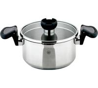 Cocotte en acier inoxydable avec couvercle filtrant Aron 16 cm CS-060541