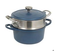 Cocotte en aluminium avec panier vapeur et spatule D.24cm ALURO - 5five