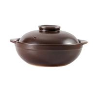 Cocotte en céramique, marmite à soupe, marmite en argile de cuisson avec couvercle, ustensiles de cuisine antiadhésifs, résistants à la chaleur pour le riz au poulet braisé, 900ML