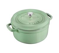 Cocotte en fonte 20 cm, Rond(e), Sauge Staub