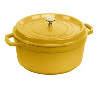 Cocotte 24 cm, Rond(e), Citron, Fonte Staub