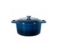 Cocotte en fonte 5,68 L, marmite émaillée avec couvercle et deux poignées etours à induction jusqu'à 260 °Craiser, mijoter