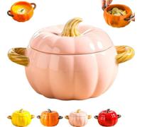Cocotte en Fonte Citrouille, Marmite Citrouille, Cocotte Citrouille，Rose：L | Cocotte Fonte Forme Citrouille, Tous Feux Et Four, Cuisson Homogène, Couvercle Étanche Pour Mijotés