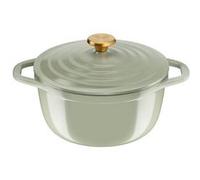 Tefal Cocotte ronde 24 cm AIR SOFT LIGHT Green Lichen en fonte d''aluminium induction E2664625