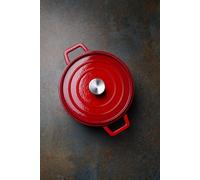 Cocotte en Fonte Emaillée 3,7L Rouge - Hendi HENDI