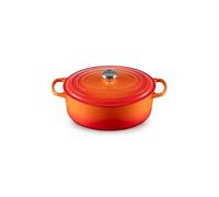 Le Creuset Cocotte Signature Ovale en fonte émaillée 31 cm Volcanique