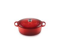 Cocotte SIGNATURE en Fonte Émaillée Ovale 35 cm CERISE