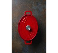 Cocotte en Fonte Emaillée 4,4L Rouge - Hendi HENDI