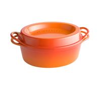 Cocotte en fonte émaillée DOUFEU ovale 32 cm Volcanique