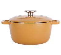 Cocotte en Fonte émaillée, FONTESTIC, Amber Gold, D20 cm Cosy & Trendy