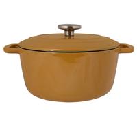 Cocotte en Fonte émaillée, FONTESTIC, Amber Gold, D24 cm Cosy & Trendy