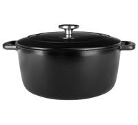 Cocotte en Fonte émaillée, FONTESTIC, Noir, D28 cm Cosy & Trendy