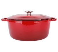 Cocotte en Fonte émaillée, FONTESTIC, Rouge, D28 cm Cosy & Trendy