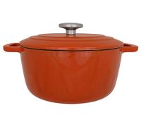 Cocotte en Fonte émaillée, FONTESTIC, Rouille, D24 cm Cosy & Trendy