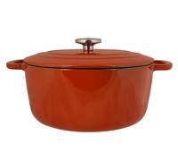 Cosy & Trendy Cocotte en Fonte émaillée " FONTESTIC" 6,15L-Rouille-D28XH13CM
