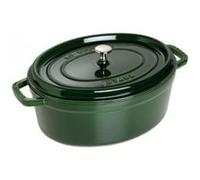 Cocotte en fonte émaillée ovale Staub basilic - 1103385 - Fonte - Ovale - 33 cm - Basilic Multicolore G