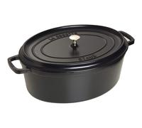 Cocotte ovale fonte noire 41 cm