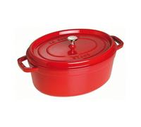 Cocotte en fonte Emaillée Ovale Staub ROUGE CERISE D31 5.50L