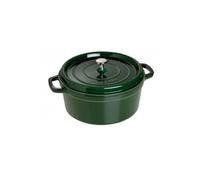 Cocotte en fonte émaillée ronde Staub basilic - 1102885 - Fonte - Ronde - 28 cm - Basilic