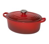 Le Creuset - Signature - Cocotte ovale 31cm - cerise/hauteur sans couvercle: 12cm/Convient à toutes les sources de chaleur