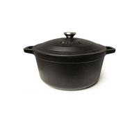 Cocotte en fonte - Marmite en fonte compatible Induction et toutes sources de chaleur. Faitout polyvalent 6 Litres