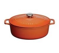 Cocotte en fonte ovale 29 cm chestnut Chasseur PUC472999 marron G