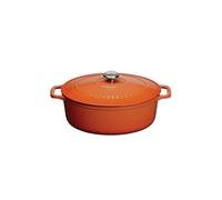 Cocotte en fonte ovale 29 cm chestnut PUC472999